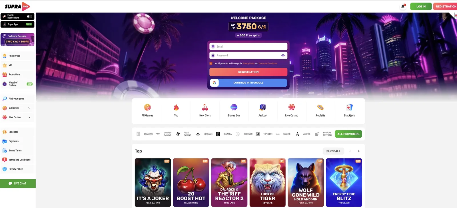 Supraplay Casino Review